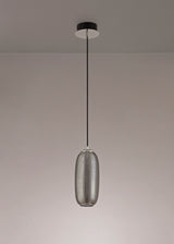 Brady Pendant, 1 x 6W LED, 4000K, 540lm, Smoked/Black, 3yrs Warranty
