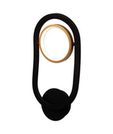 Bertshin Wall Lamp, 1 Ring, 8W LED, 3200K, 440lm, Satin Black / Gold, 3yrs Warranty
