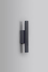 Robson Wall Lamp, 2 x 3W LED, 3000K, 300lm, IP54, Dark Grey, 3yrs Warranty