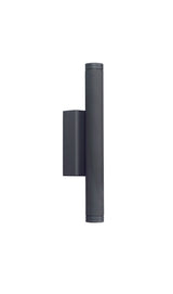 Robson Wall Lamp, 2 x 3W LED, 3000K, 300lm, IP54, Dark Grey, 3yrs Warranty