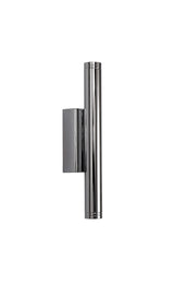 Robson Wall Lamp, 2 x 3W LED, 3000K, 300lm, IP54, Polished Chrome, 3yrs Warranty