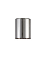 Lathen 120x150mm Medium Cylinder (A) Chrome Glass Shade