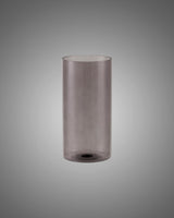 Lathen 100x200mm Tall Cylinder (A) Smoke Glass Shade