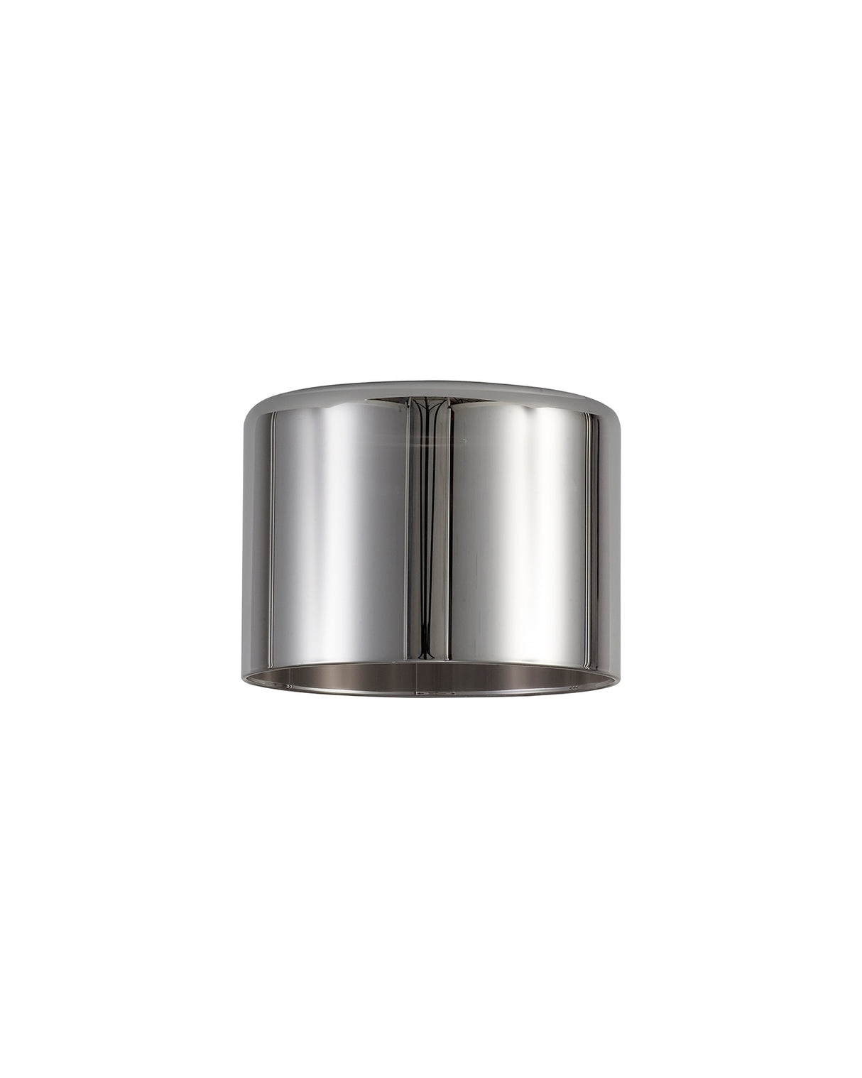 Lathen 150x110mm Short Cylinder (A) Chrome Glass Shade