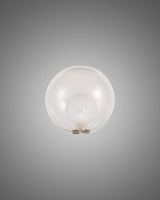 Lathen 150mm Round Clear With Inner Frosted Globe (G) Glass Shade