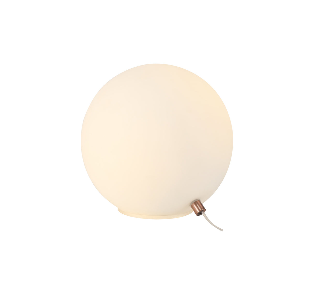 Suggett Table Lamp, 1 x G9, Antique Copper/Opal Glass