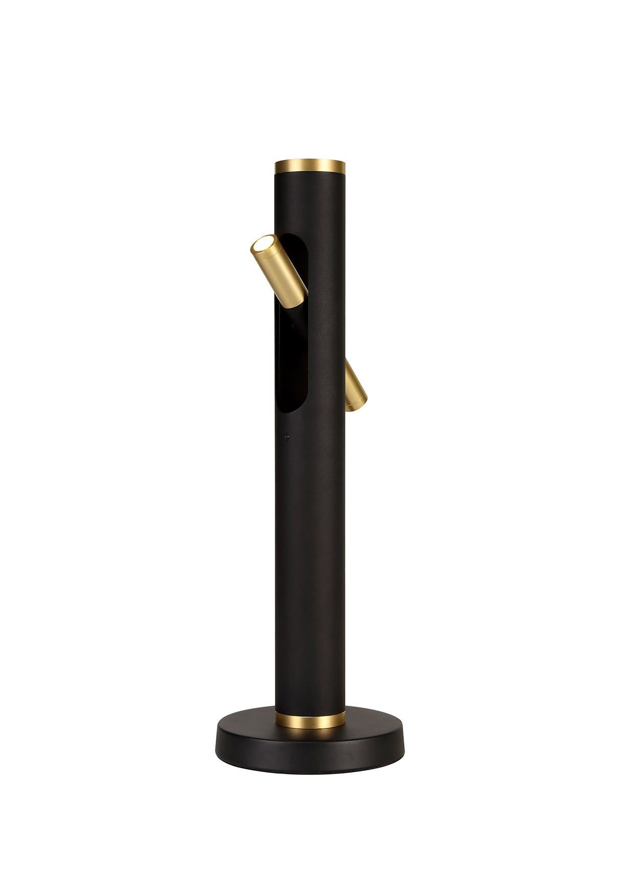 Almond Table Lamp, 2 x 2W LED, 3000K, 560lm, Sand Black/Gold, 3yrs Warranty
