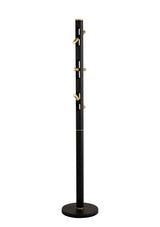 Almond Floor Lamp, 6 x 2W LED, 3000K, 1680lm, Sand Black/Gold, 3yrs Warranty