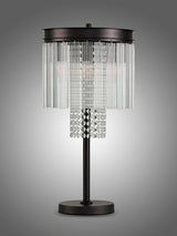Coleman Table Lamp, 6 Light E14, Brown Oxide