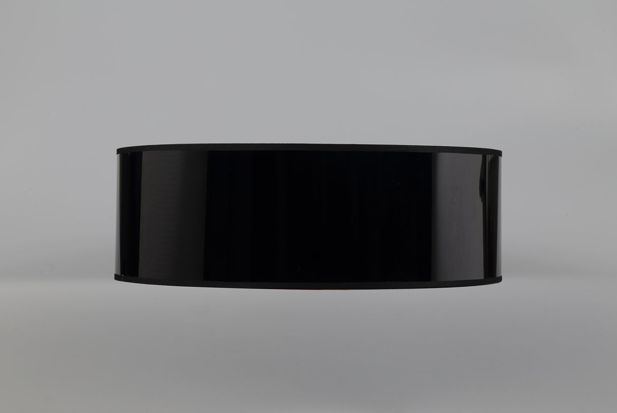 Worthington Round, 450 x 150mm Shade (B), Gold/Black