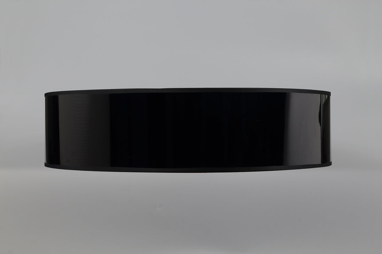 Worthington Round, 600 x 150mm Shade (B), Gold/Black
