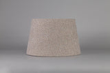 Worthington Round, 240/300 x 200mm Fabric Shade (E), Multi/White Laminate