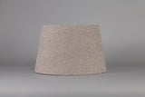 Worthington Round, 320/400 x 260mm Fabric Shade (G), Multi/White Laminate
