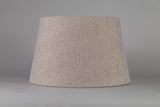Worthington Round, 350/450 x 280mm Fabric Shade (H), Multi/White Laminate