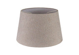 Worthington Round, 350/450 x 280mm Fabric Shade (H), Multi/White Laminate