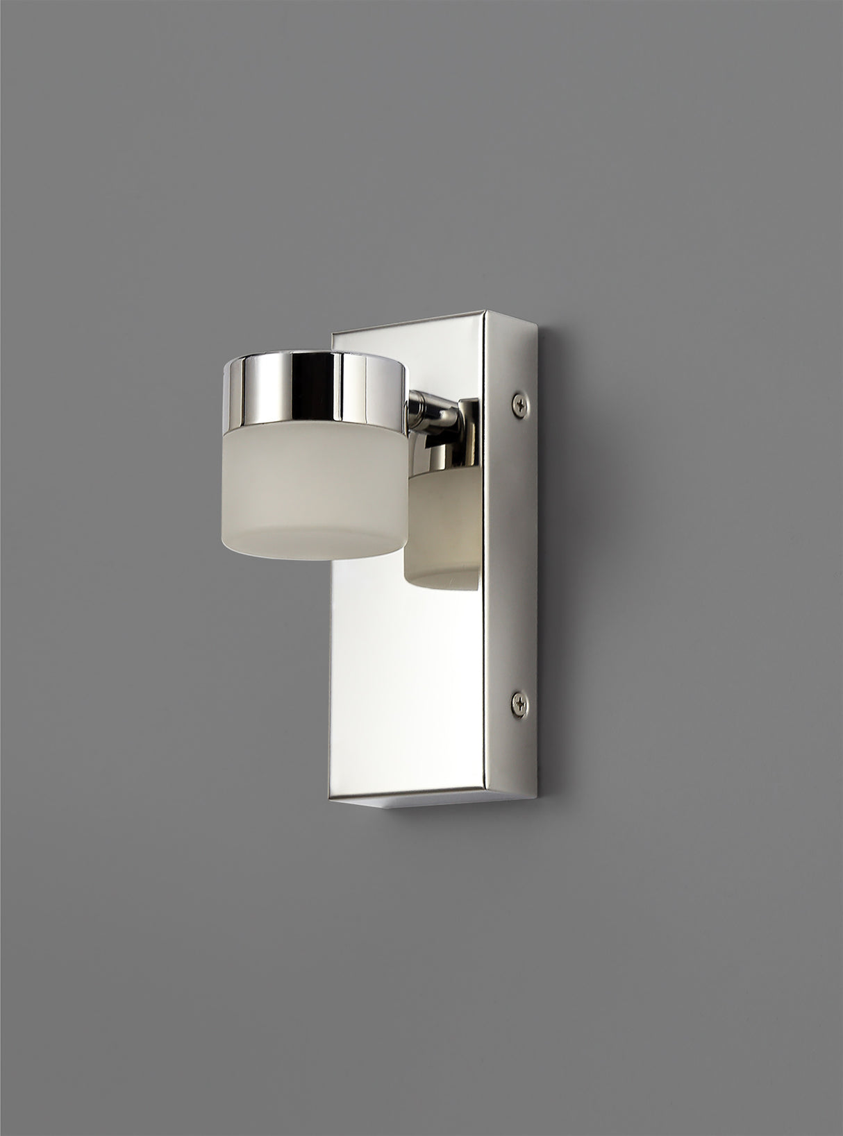 Coady Wall Lamp Single Adjustable, 1 x 5W LED, 4000K, 415lm, IP44, Polished Chrome, 3yrs Warranty