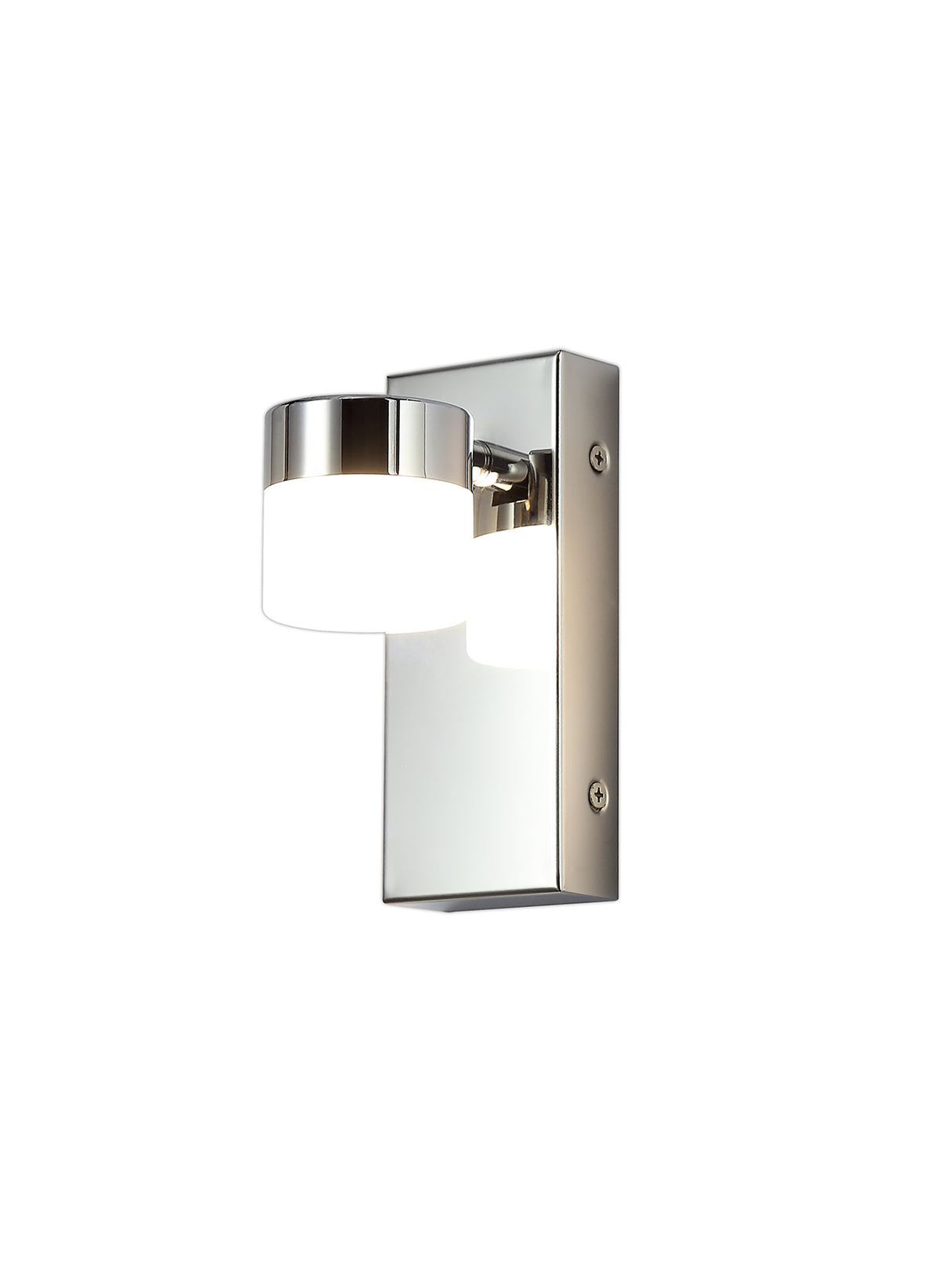 Coady Wall Lamp Single Adjustable, 1 x 5W LED, 4000K, 415lm, IP44, Polished Chrome, 3yrs Warranty