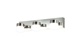 Coady Wall Lamp Triple Adjustable, 3 x 5W LED, 4000K, 1275lm, IP44, Polished Chrome, 3yrs Warranty