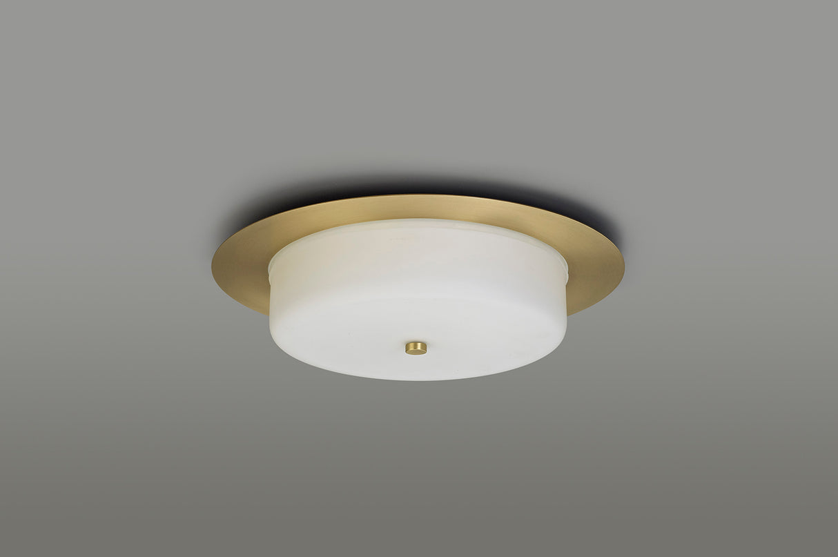 Chambers Ceiling, 18W LED, 3000K, 1080lm, IP44, Satin Gold, 3yrs Warranty