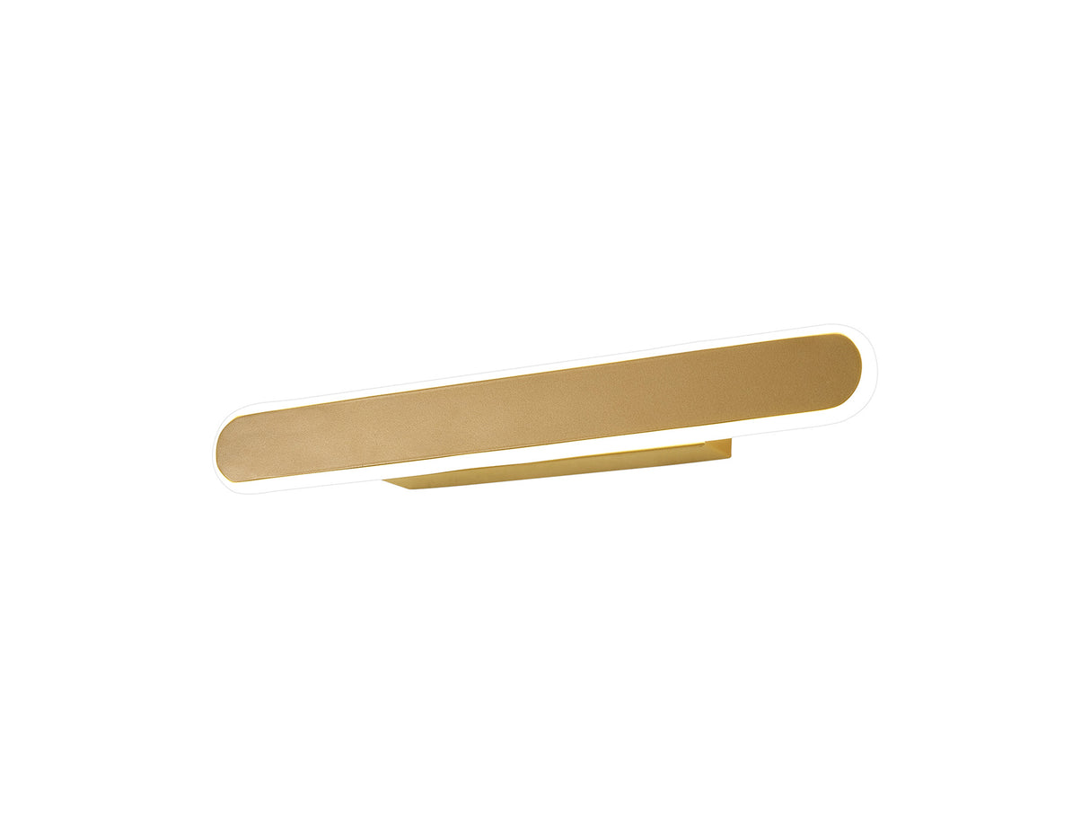 Lowrey Wall Lamp, 1 x 18W LED, 3000K, 805lm, Sand Gold, 3yrs Warranty