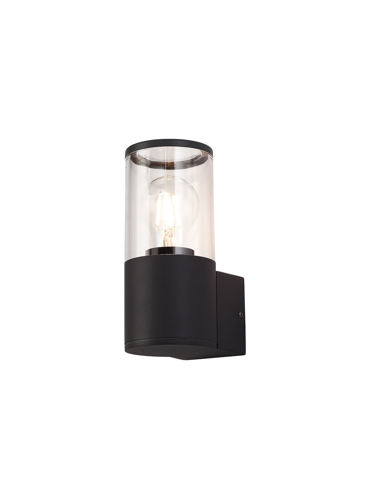 Pascoe Wall Lamp 1 x E27, IP54, Anthracite/Clear, 2yrs Warranty