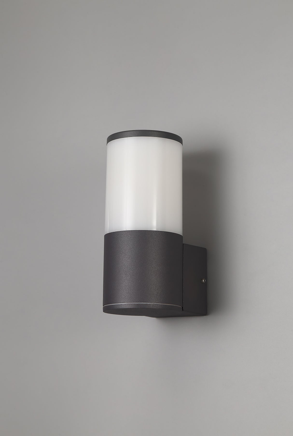 Pascoe Wall Lamp 1 x E27, IP54, Anthracite/Opal, 2yrs Warranty