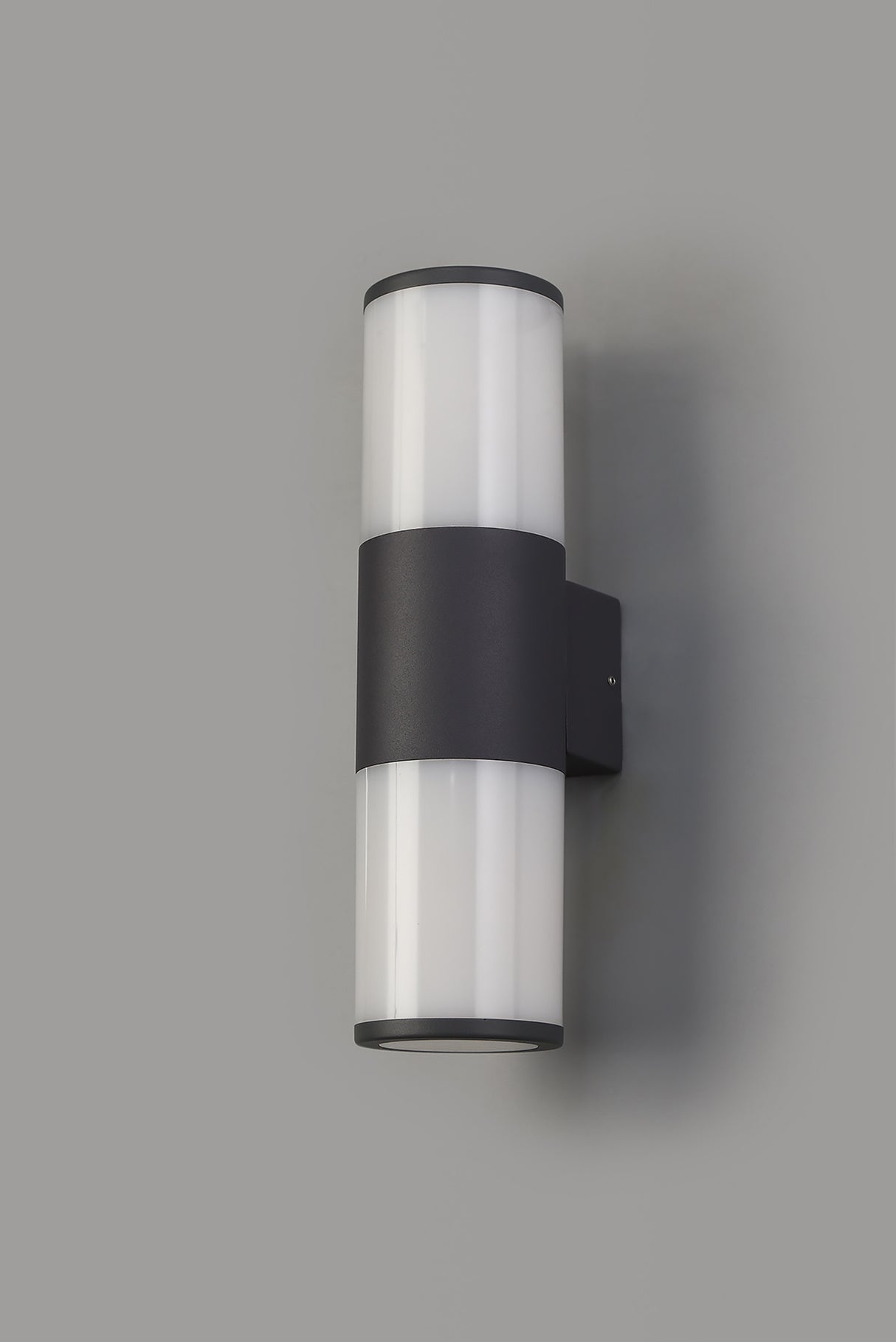 Pascoe Wall Lamp 2 x E27, IP54, Anthracite/Opal, 2yrs Warranty
