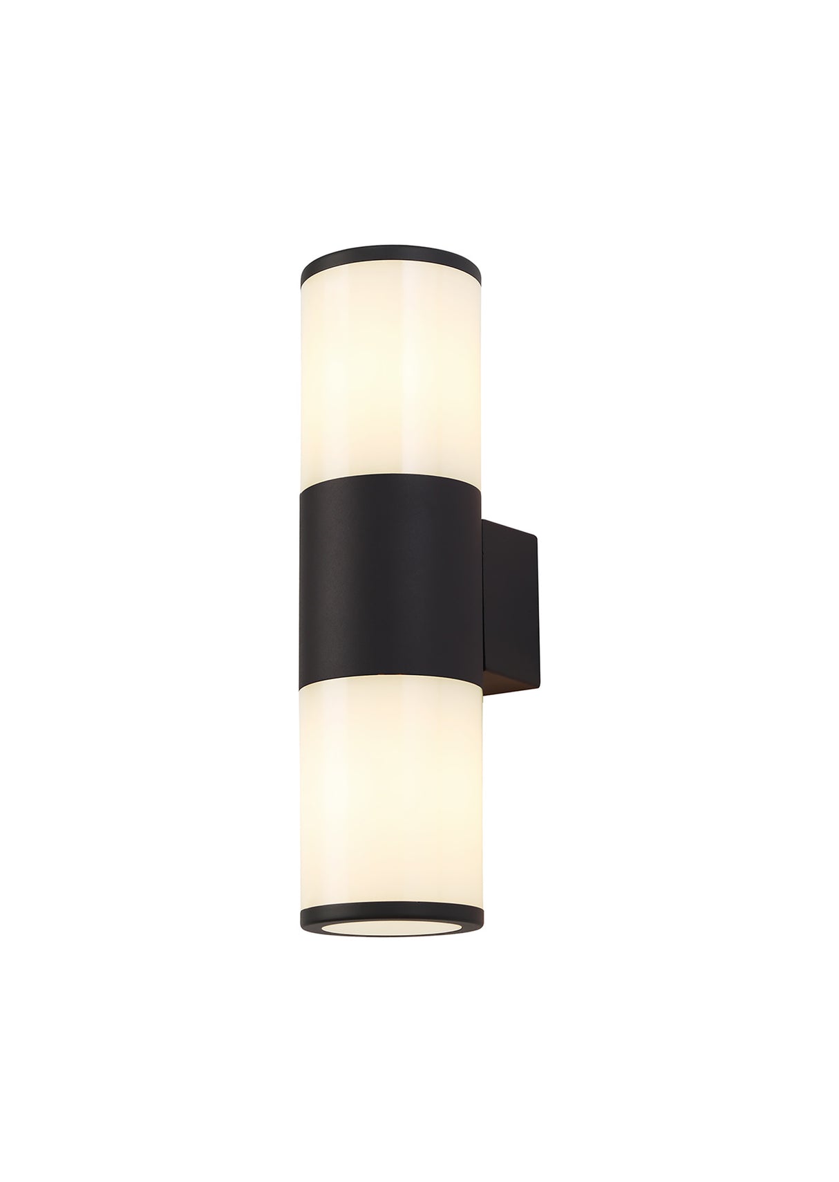 Pascoe Wall Lamp 2 x E27, IP54, Anthracite/Opal, 2yrs Warranty