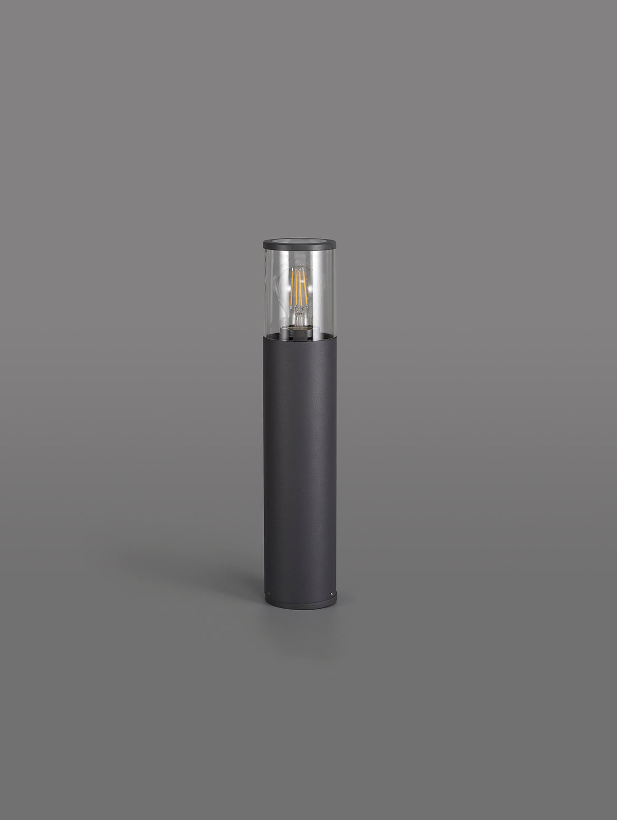 Pascoe 45cm Post Lamp 1 x E27, IP54, Anthracite/Clear, 2yrs Warranty