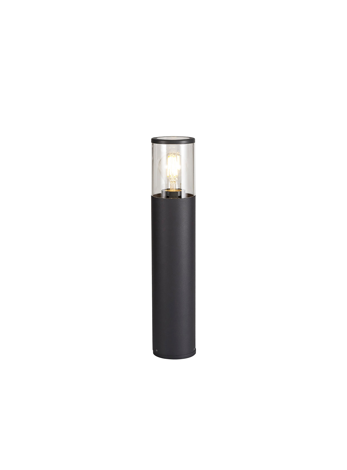 Pascoe 45cm Post Lamp 1 x E27, IP54, Anthracite/Clear, 2yrs Warranty