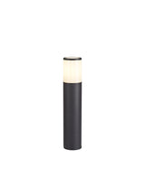 Pascoe 45cm Post Lamp 1 x E27, IP54, Anthracite/Opal, 2yrs Warranty
