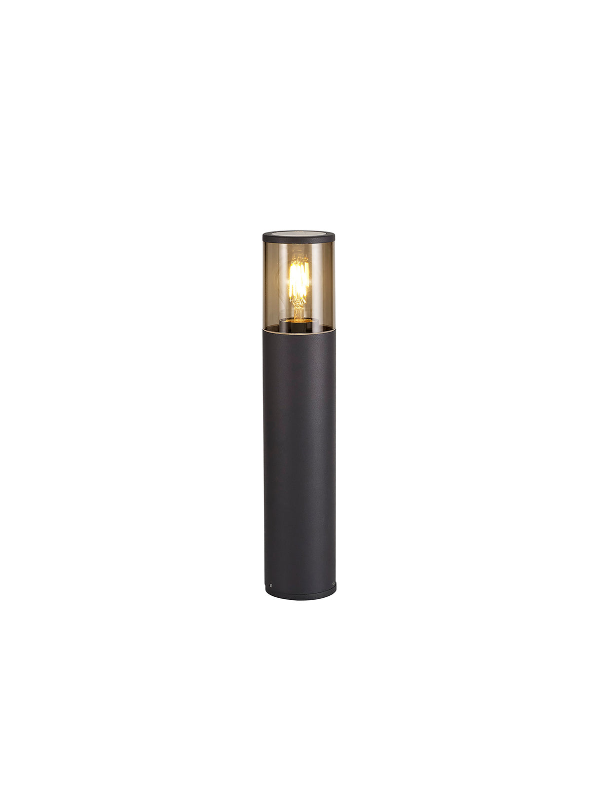 Pascoe 45cm Post Lamp 1 x E27, IP54, Anthracite/Smoked, 2yrs Warranty