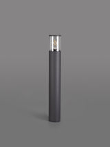 Pascoe 65cm Post Lamp 1 x E27, IP54, Anthracite/Clear, 2yrs Warranty