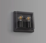 Agboola Wall Lamp, 2 x E27, IP65, Anthracite/Clear PC, 2yrs Warranty