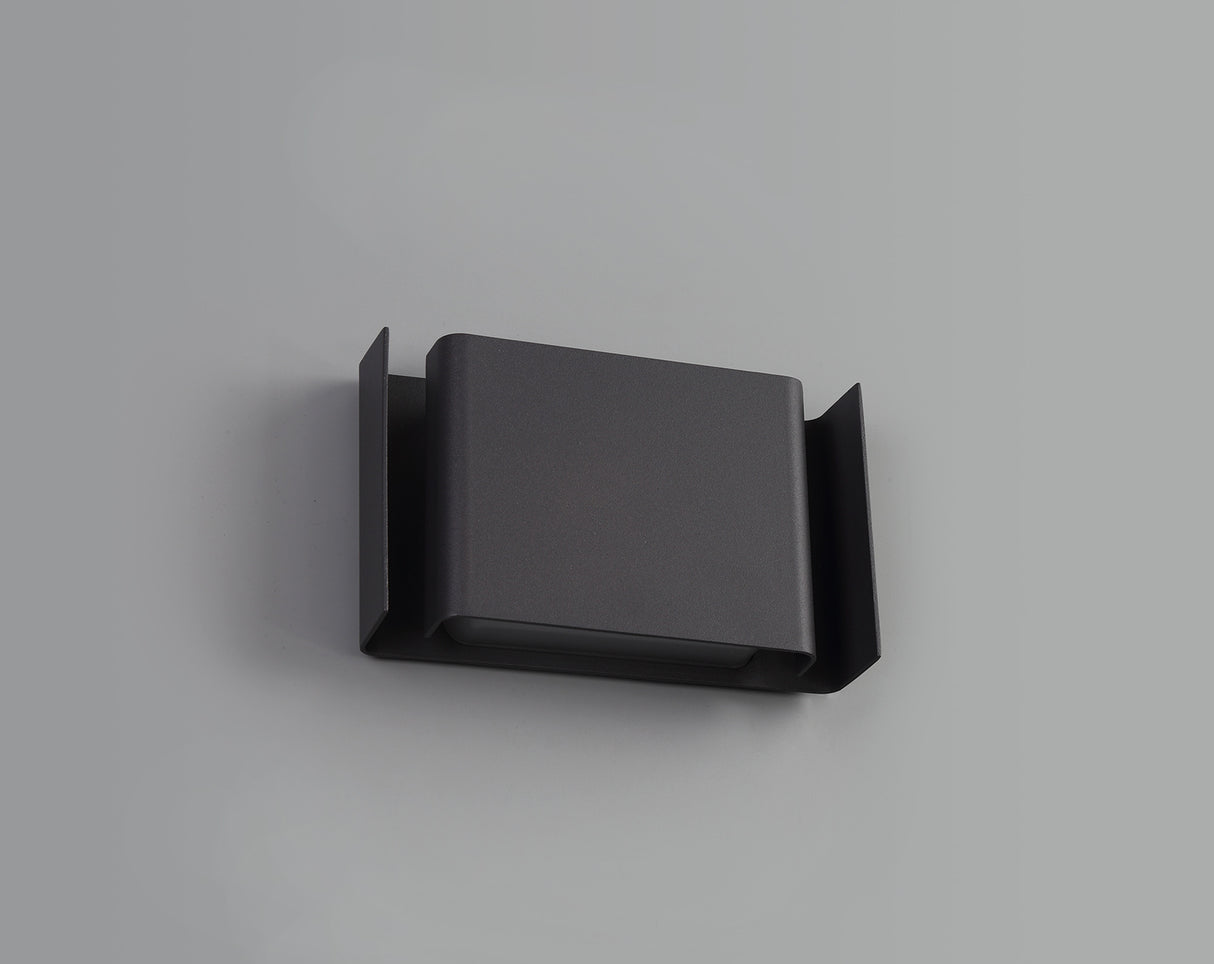 Towers Wall Lamp, 2 x 6W LED, 3000K, 535lm, IP54, Anthracite, 3yrs Warranty