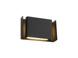 Towers Wall Lamp, 2 x 6W LED, 3000K, 535lm, IP54, Anthracite, 3yrs Warranty