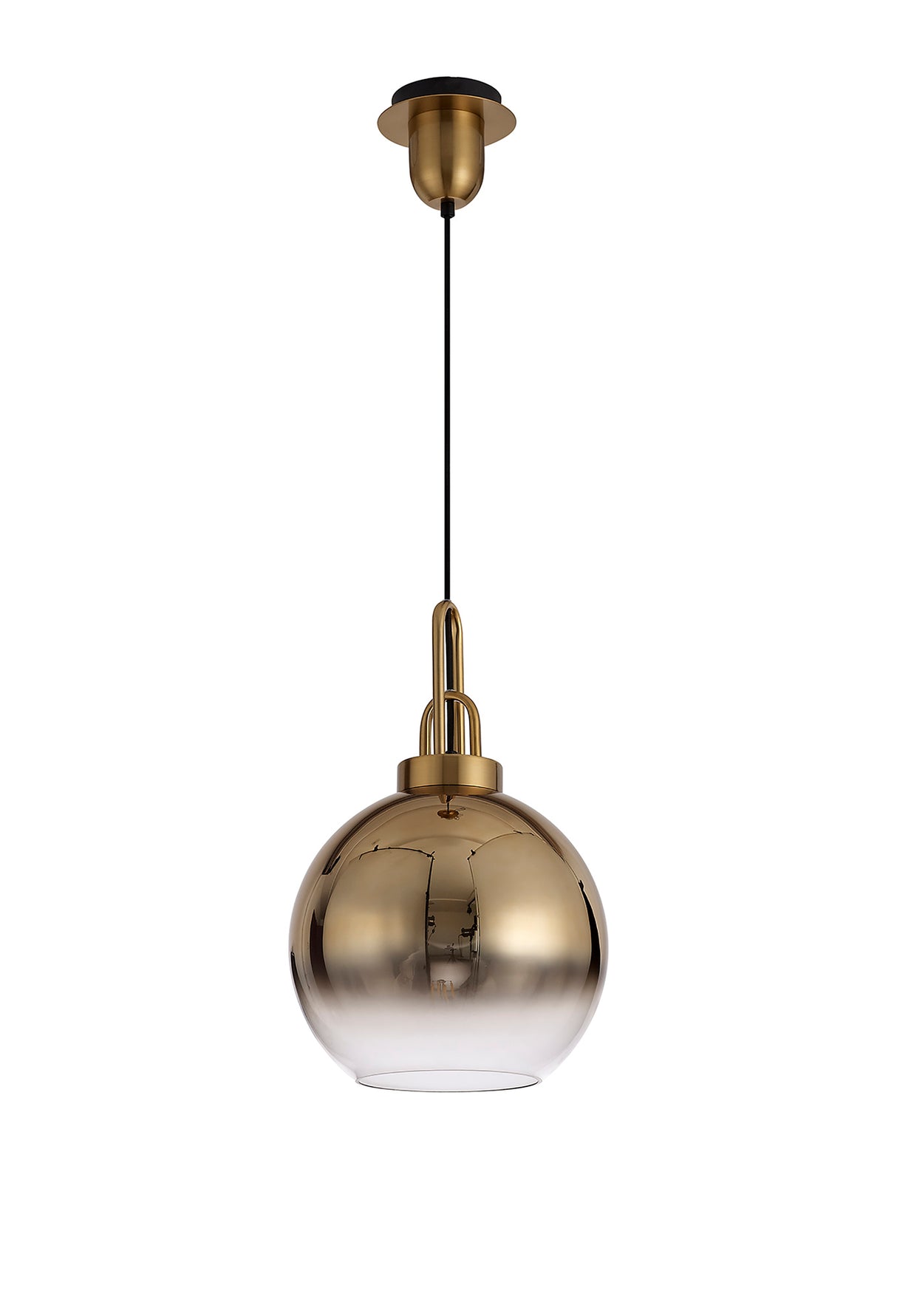 Allardyce 30cm Globe Glass (B), Gold Fade/Clear