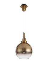 Allardyce 30cm Globe Glass (B), Gold Fade/Clear