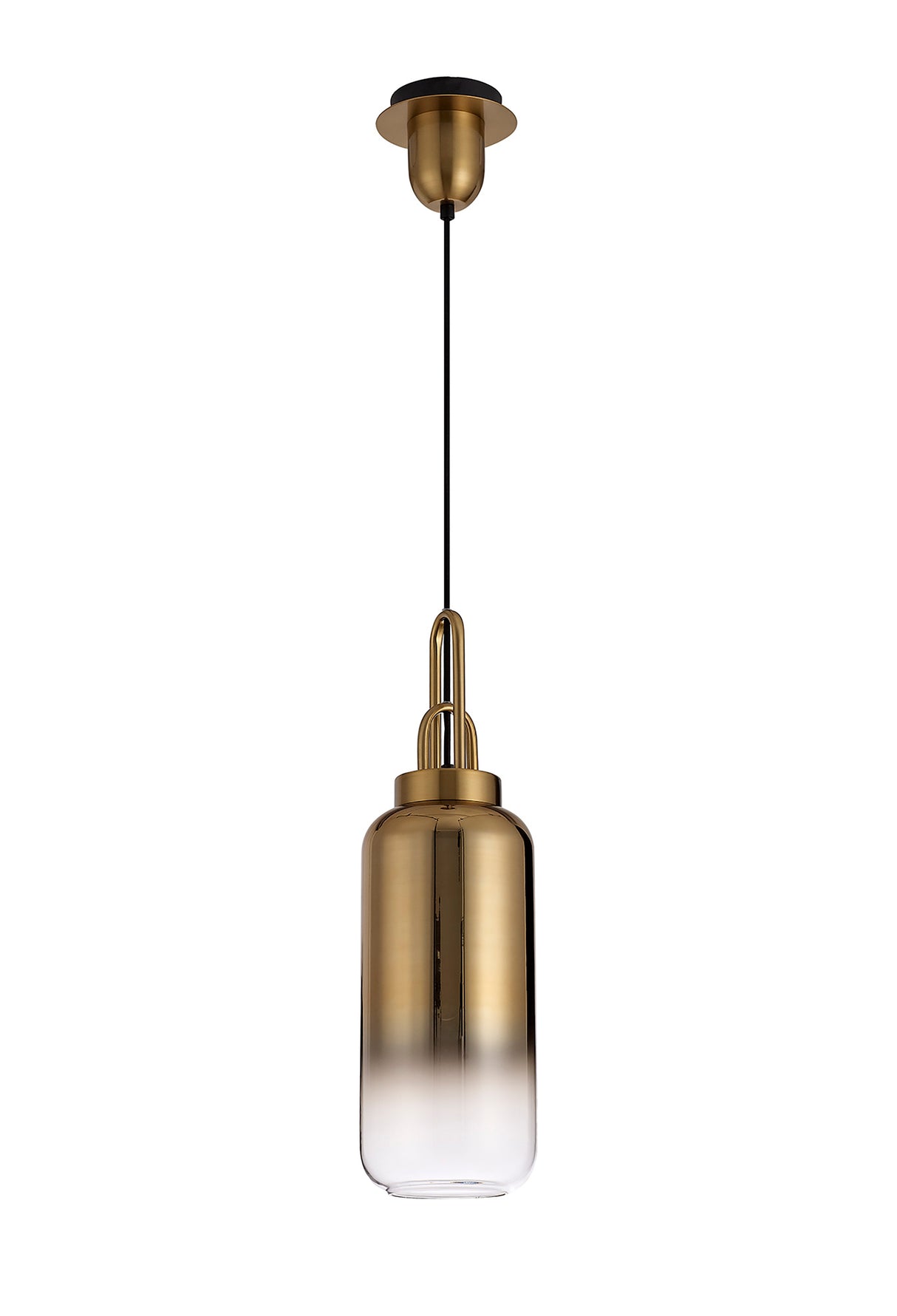 Allardyce 16cm Cylinder Glass (A), Gold Fade/Clear