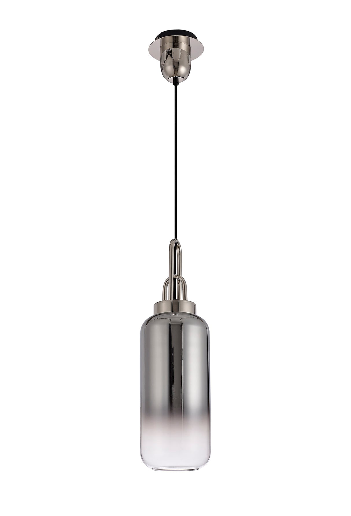 Allardyce 16cm Cylinder Glass (A), Smoke Fade/Clear