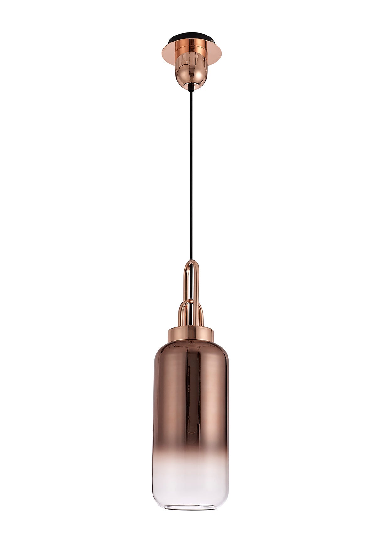 Allardyce 16cm Cylinder Glass (A), Copper Fade/Clear