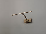 Sohna Small 1 Arm Wall Lamp/Picture Light, 1 x 6W LED, 3000K, 470lm, Bronze, 3yrs Warranty