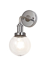 James Wall Lamp 1 Light E27 IP65 Exterior Titanium Silver/Polished Chrome