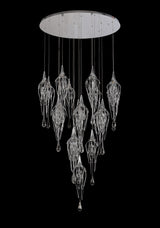 Hughes Pendant Round 5m, 18 x GU10, Polished Chrome Item Weight: 25.3kg