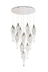 Hughes Pendant Round 5m, 18 x GU10, Polished Chrome Item Weight: 25.3kg