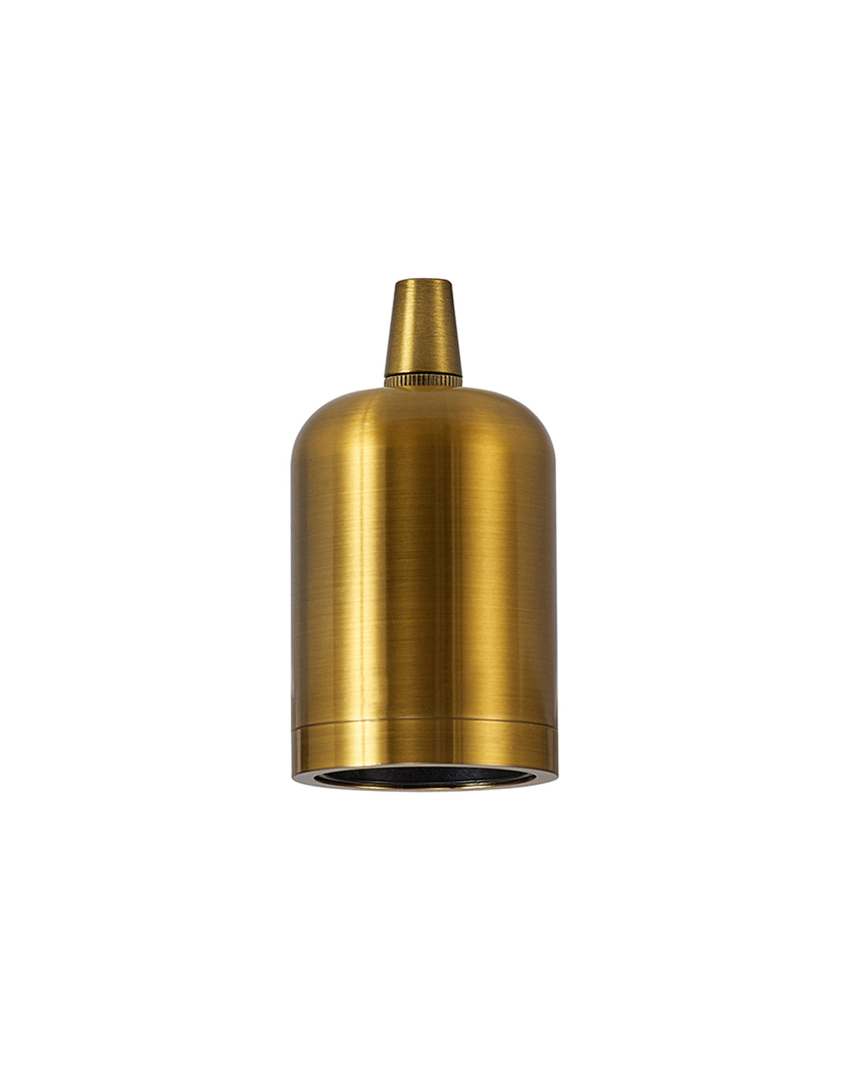 Robson Lampholder Kit, Gilt Bronze, E27 (Max 60W) c/w Cable Clamp & Deeper Shade Ring, Suitable For Shades & Cages
