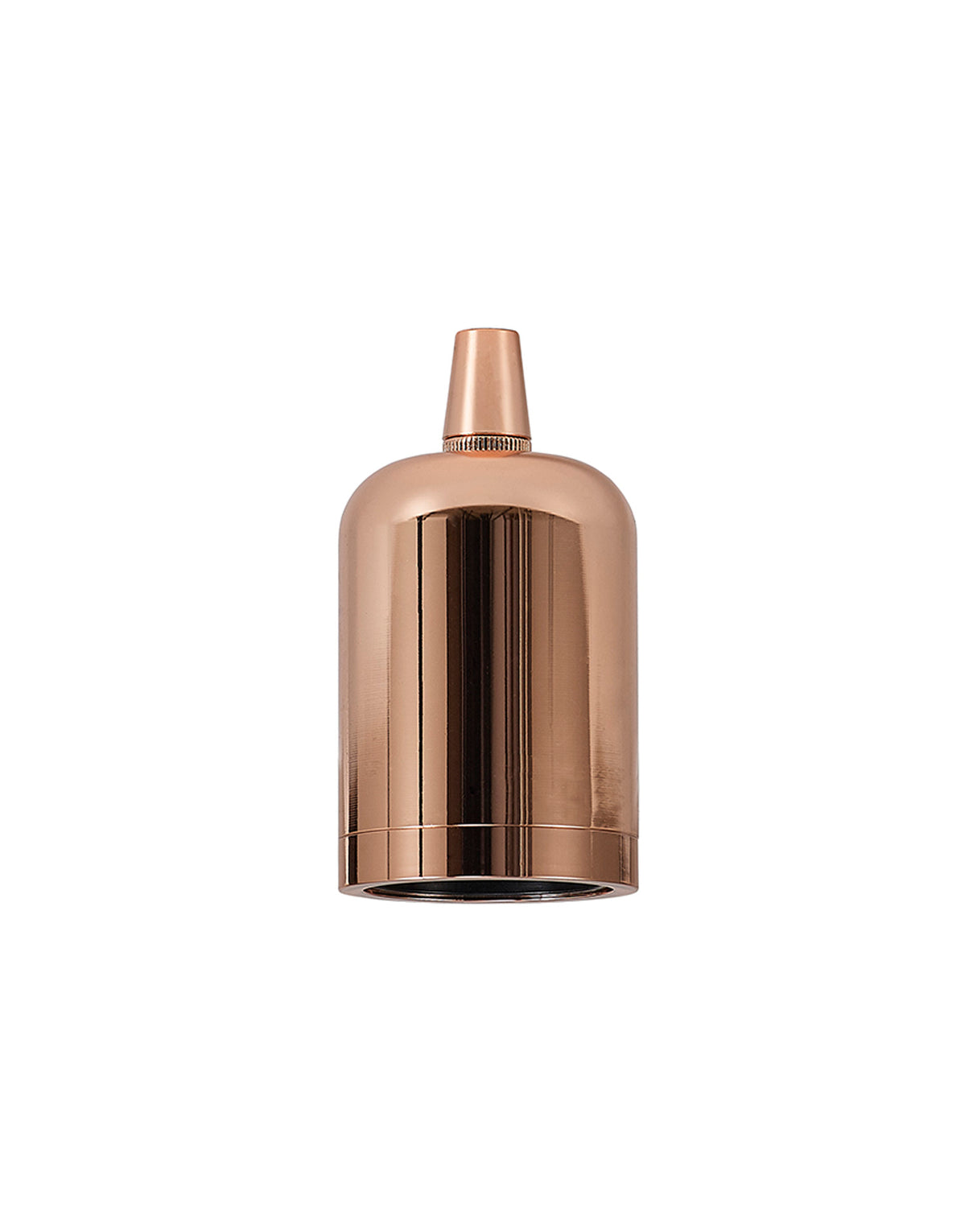 Robson Lampholder Kit, Rose Gold, E27 (Max 60W) c/w Cable Clamp & Deeper Shade Ring, Suitable For Shades & Cages