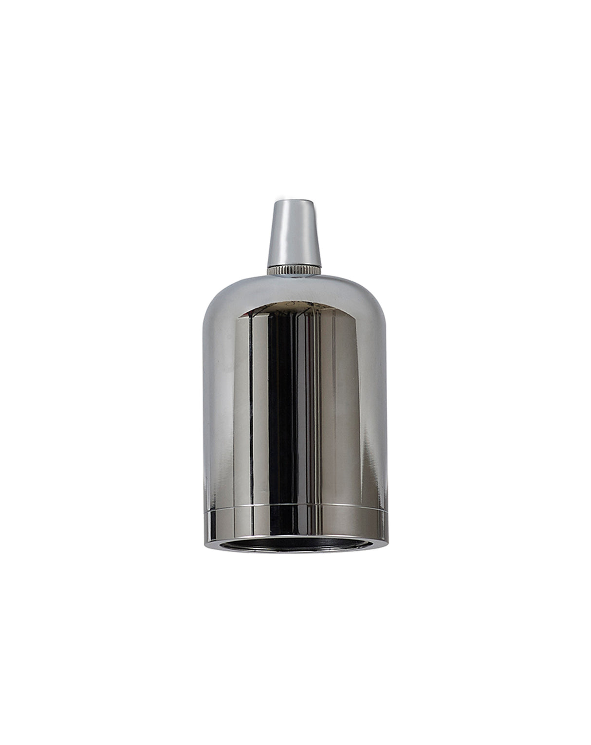 Robson Lampholder Kit, Chrome, E27 (Max 60W) c/w Cable Clamp & Deeper Shade Ring, Suitable For Shades & Cages
