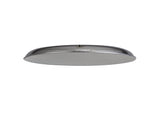 Robson Round Flat Metal 35cm Lampshade, Chrome