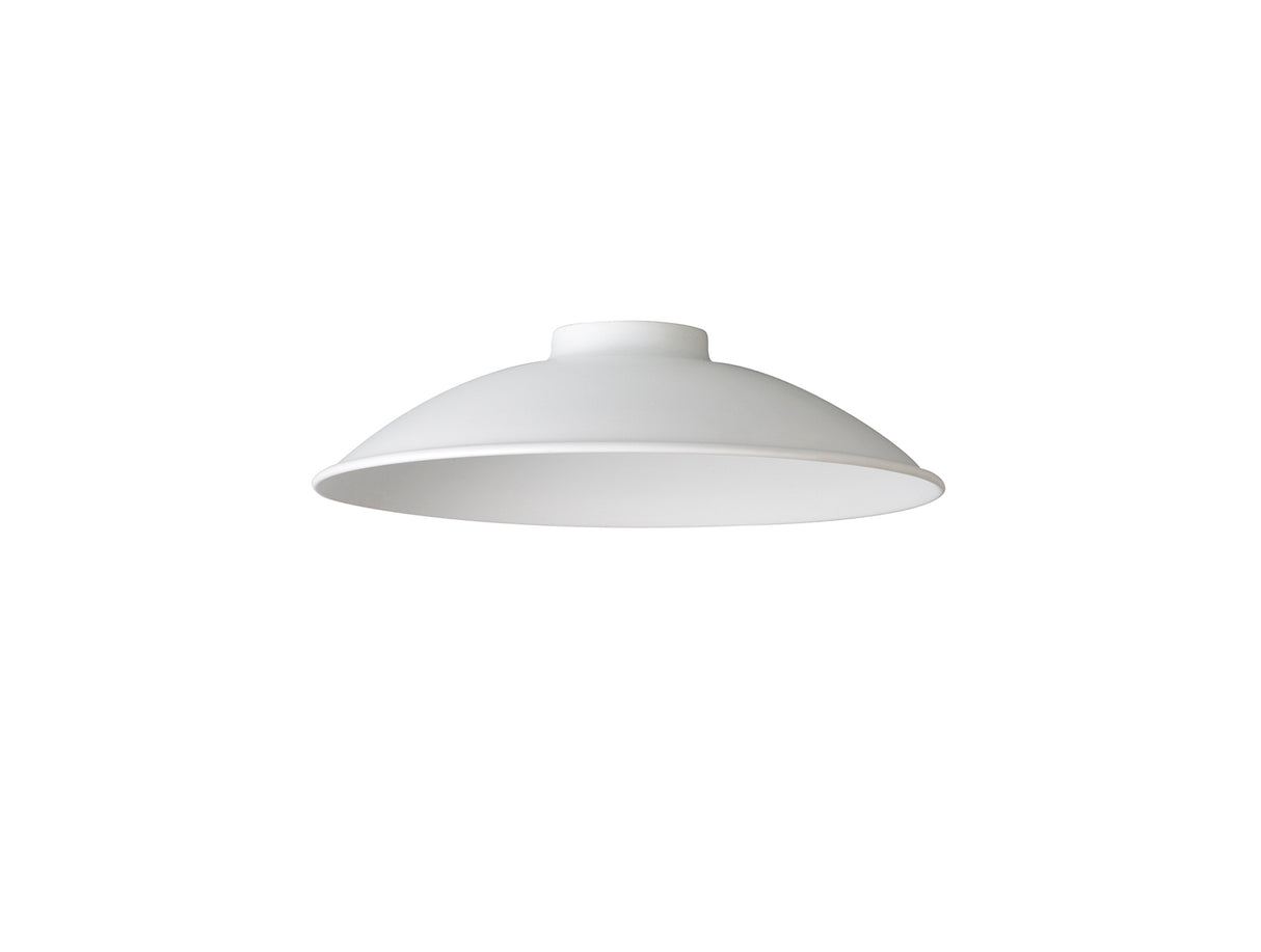 Robson Shallow Round 25cm Lampshade, White